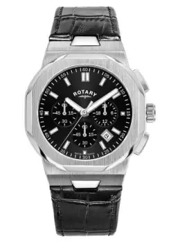 Image of Rotary GS05450/65 Mens Regent Black Chronograph Dial Watch
