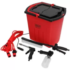 Image of 25L Pressure Washer - Lightweight & Portable - 8m Hose - Total Stop System