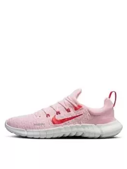 image of Nike Free Run 5.0 - Pink, Size 5, Women