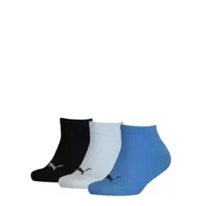 Puma 3 Pack of Invisible Socks - Blue