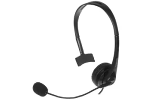 Image of Prosound Single Ear Mono USB-C Cabled Headset Boom Microphone Noise Cancellation