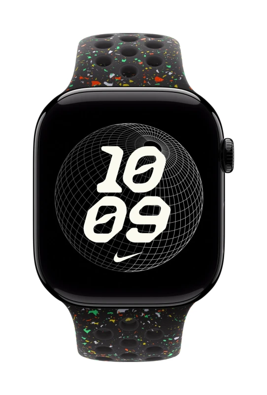 Image of Apple 46mm Midnight Black Nike Sport Band - S/M MGC24ZM/A