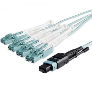 image of 10m Fiber Breakout Cable MPO MTP to LC