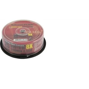 Image of Aone DVD+R 8X 8.5GB Dual Layer 25PK Full Face Printable