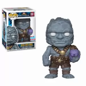 image of Marvel Thor: Ragnarok Korg & Miek EXC Pop! Vinyl Figure