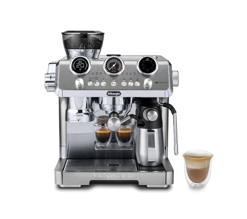 Image of DeLonghiLa Specialista Maestro EC9885.M Bean to Cup Coffee Machine - Silver/Grey 8004399030480