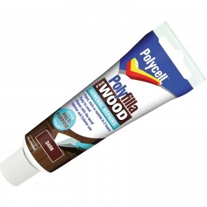 Image of Polycell Polyfilla for Wood General Repairs Dark 330g