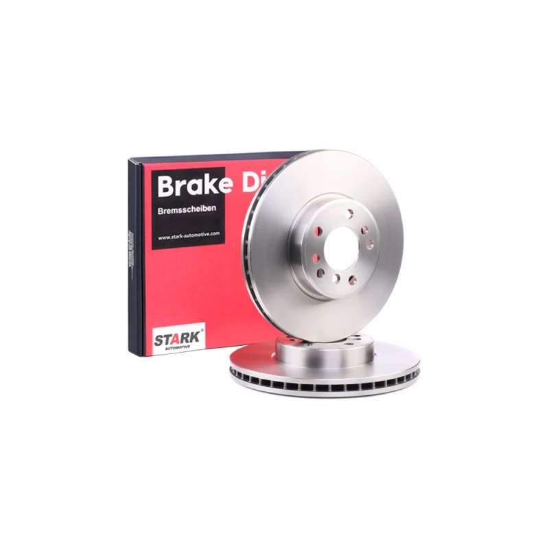 Image of STARK SKBD-0020212 Brake disc Front Axle, Vented, Cast Iron, Uncoated, Untreated, without bolts/screws Cast Iron Brake Disc (82)