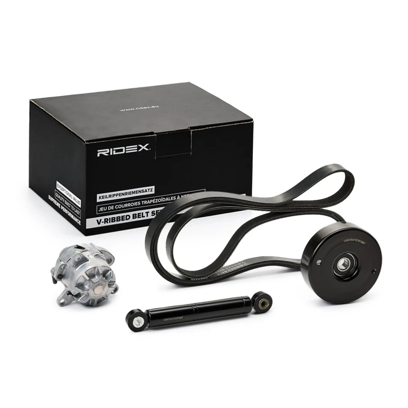 Image of RIDEX 542R0350 V-ribbed belt set V-Ribbed Belt Set (542)