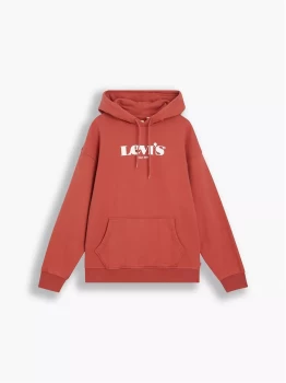 Image of levis Sweatshirt Men Red Cotone - Cotton