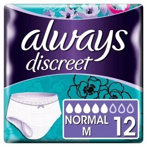 image of Always Discreet Heavy Pants Medium 12PK