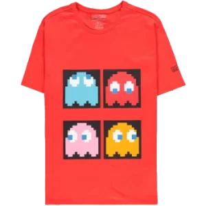 Image of Pac Man Red Ghost T-Shirt XL for Clothing and Merchandise