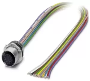 Phoenix Contact Sacc-E-M12Fs-17Con-M16/0,5 Va Sensor Cord, 17P, M12 Rcpt-Free End