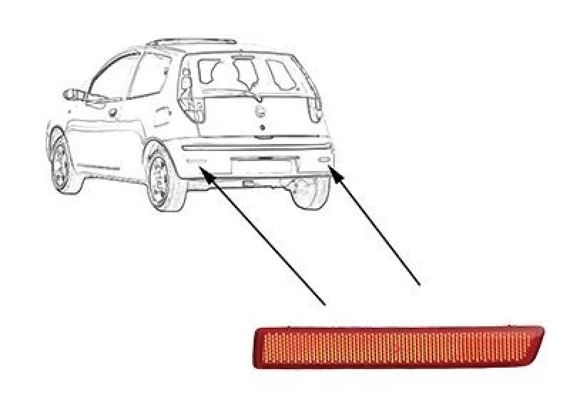 Image of VAN WEZEL Reflex Reflector VAN WEZEL 1622940