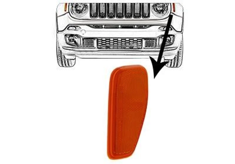 Image of VAN WEZEL Side indicator VAN WEZEL 2128901