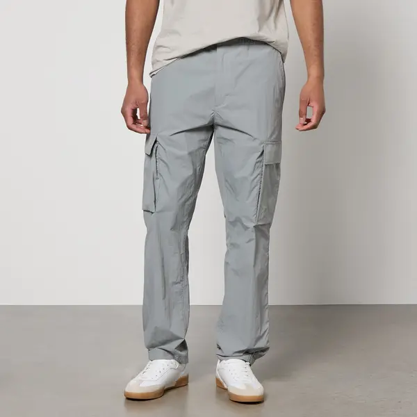 Image of HUGO Gero241 Shell Cargo Trousers - L Grey Trousers male 50505829-039 L