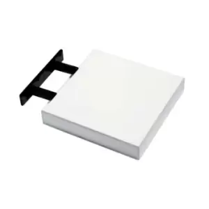 image of Trent 80cm narrow floating shelf kit - matt white