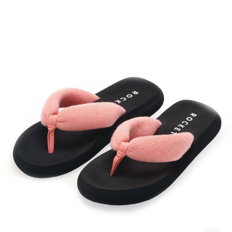 Image of Rocket Dog Sunset Puff Flip Flops - Orange Orange 4
