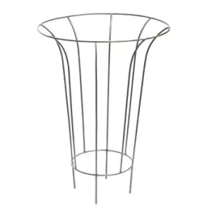 Image of Ivyline Outdoor Fluted Climber Zinc H55cm W40cm