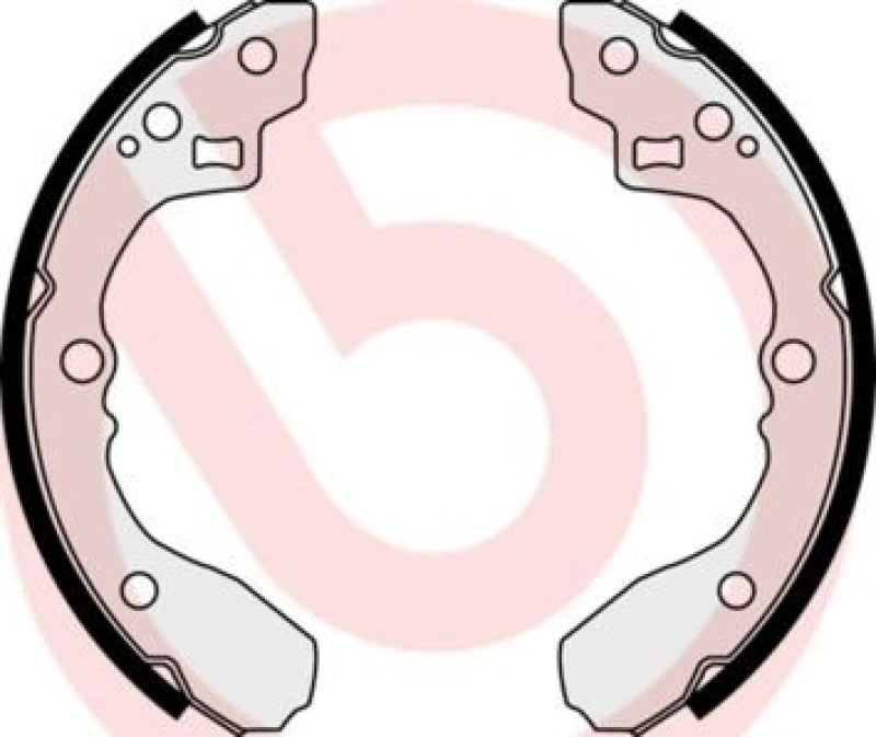 Image of BREMBO Brake Shoe Set BREMBO S 30 513