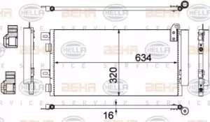 Image of Condenser Air Conditioning 8FC351300-644 by BEHR