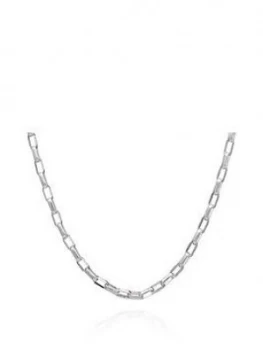 image of Rachel Jackson London Rachel Jackson London Sterling Silver Chunky Box Chain Short Necklace