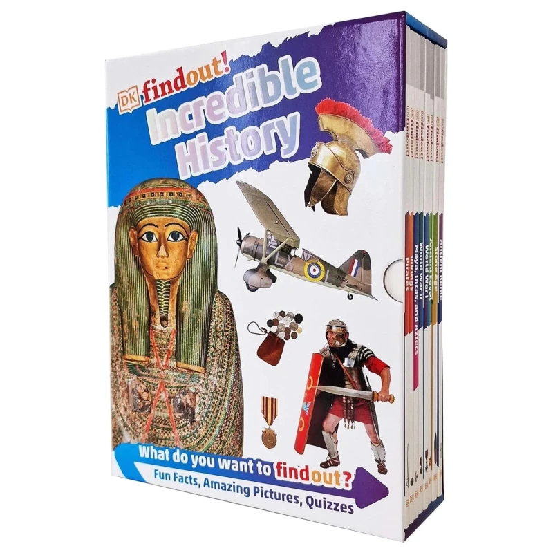 Image of DK Find Out! Incredible History Collection 8-Book Box Set DK Books
