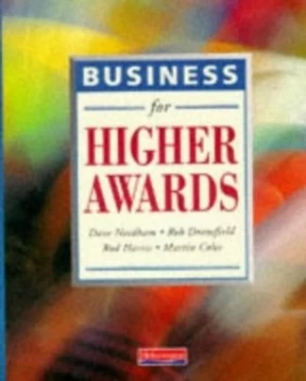 Image of Business for Higher Awards by Mr David Needham Book