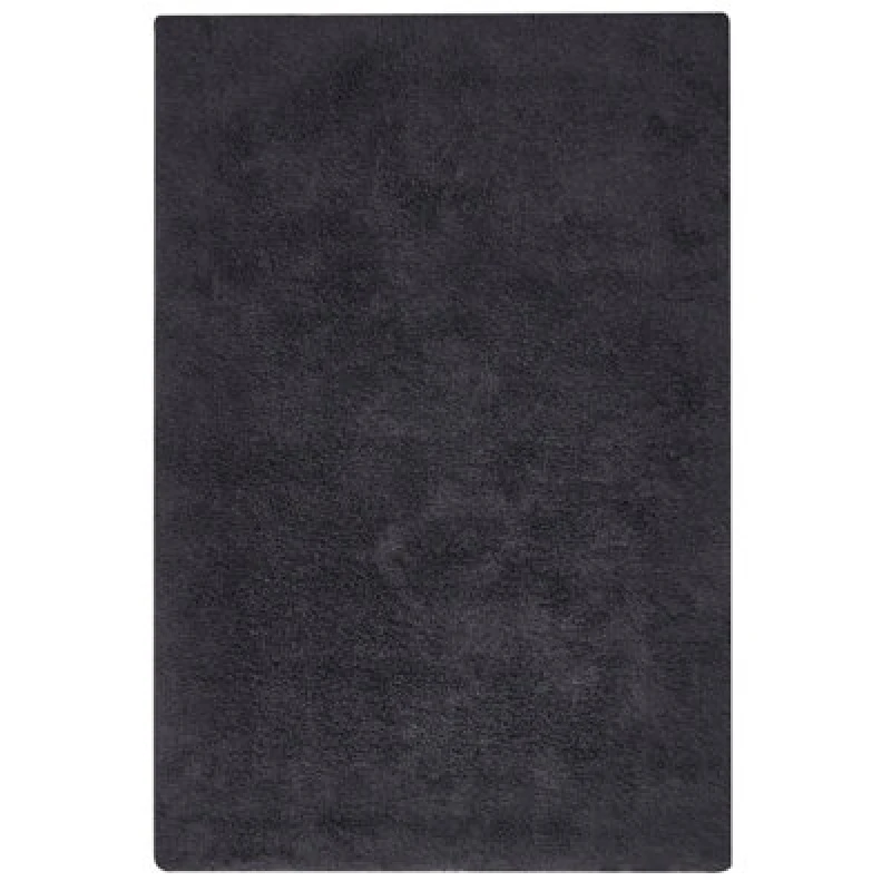 Image of Beliani Bath Mat Goela Black 60 X 90 Cm Cotton