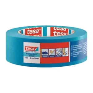 Tesa - Crepe de precision 4440 ext. UV PLUS lisse bleu longueur 50 m largeur 38mm roul