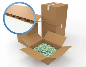 Image of Ambassador Single Wall 203x203x203mm Brown Corrugated Dispatch Cartons Pack of 2