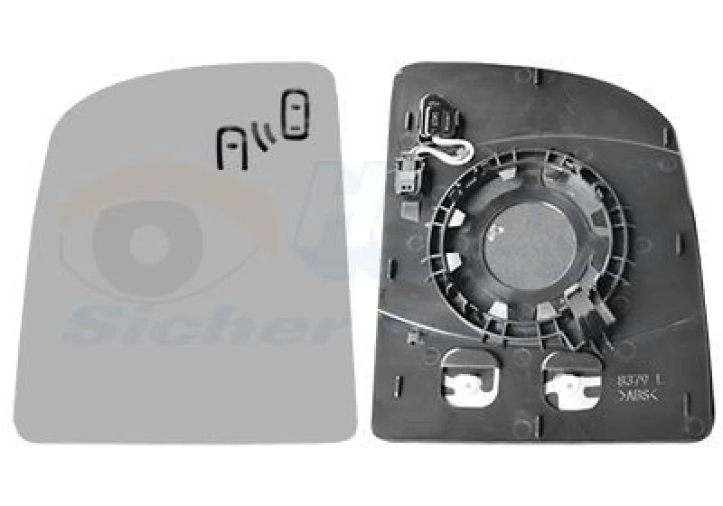 Image of VAN WEZEL Wing mirror glass VAN WEZEL 5792835
