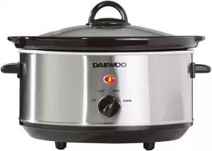 image of Daewoo Stainless Steel 3.5L Slow Cooker