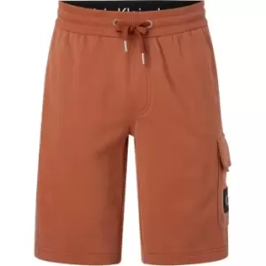 Image of Calvin Klein Jeans Badge Cargo Hwk Short - Orange