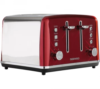Image of Daewoo Kensington SDA1587 4 Slice Toaster