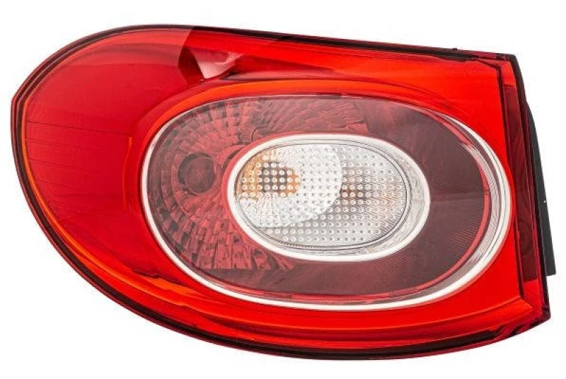 Image of HELLA 2SD 009 691-091 Rear light Outer section, with bulb holder, Left, WY21W, with bulbs Combination Rearlight (391)