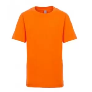 Image of Next Level Childrens/Kids Short-Sleeved T-Shirt (L) (Orange)