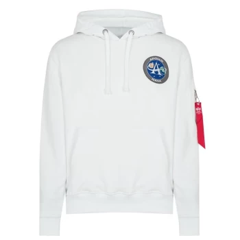 Image of Alpha Industries Apollo Mission Hoodie - White