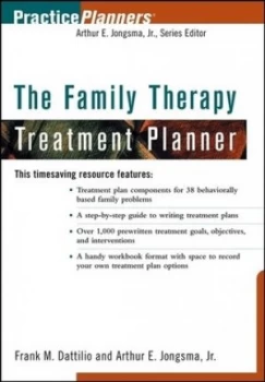 Image of The Family Psychotherapy Treatment Planner by Frank M. Dattilio Paperback