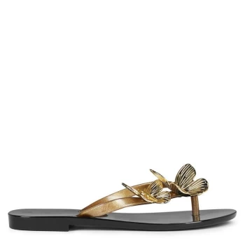 Image of Melissa Butterfly Flip Flops - Black
