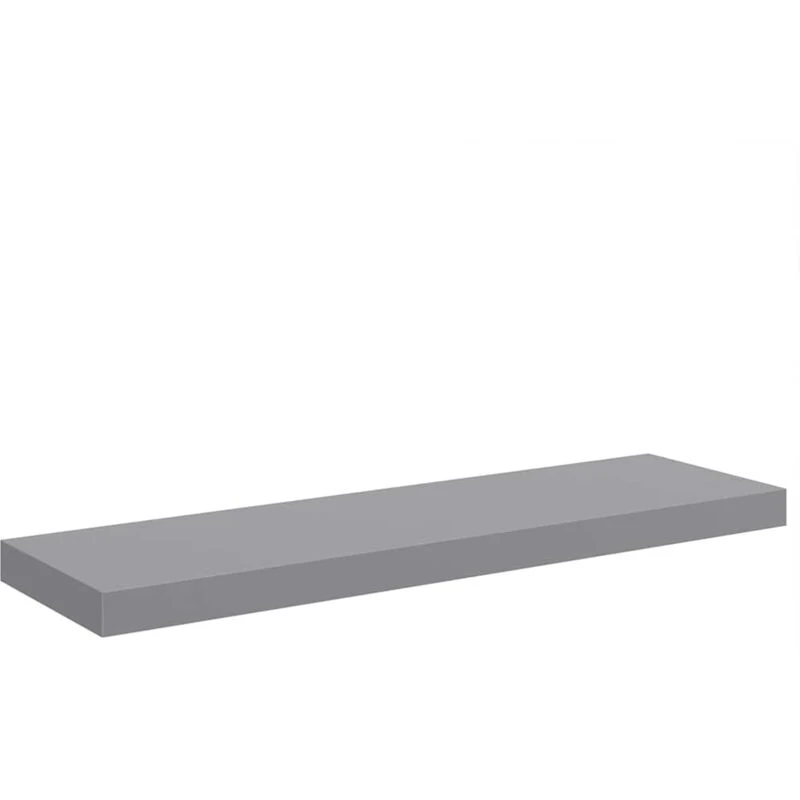 Image of VIDAXL Vidaxl - Floating Wall Shelf Grey 80x23.5x3.8cm mdf 8720286074879