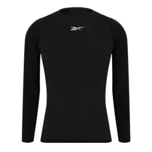 Image of Reebok UBF Compression Long Sleeve Base Layer - Black