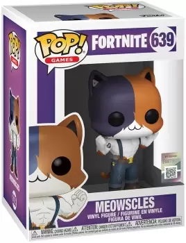 image of Fortnite Meowscles Vinyl Figure 639 Funko Pop! multicolor