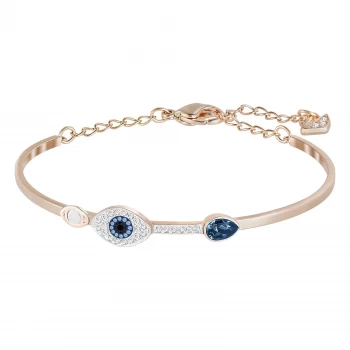 image of Swarovski Symbolic Blue Mixed Metal Finish| Evil Eye Jewellery