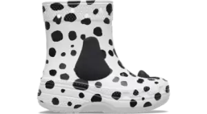 Image of Crocs Toddler Classic I AM Dalmatian Boot Boots Kids White / Black C10