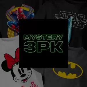 Kids Mystery 3 Pack T-Shirts - Multi - Unisex - 7-8 Years