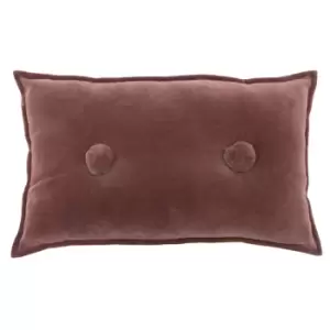 Image of Furn. Bobble Pre-filled Cushion Cotton Rose