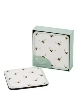 Image of Royal Worcester Bee Coasters Set Of 4