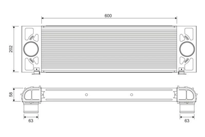 Image of Intercooler VALEO 818376
