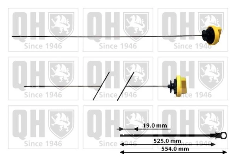 Image of QUINTON HAZELL Oil Dipstick QUINTON HAZELL QOD174